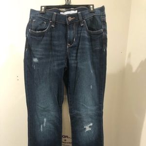 Dark denim boyfriend jeans size 2